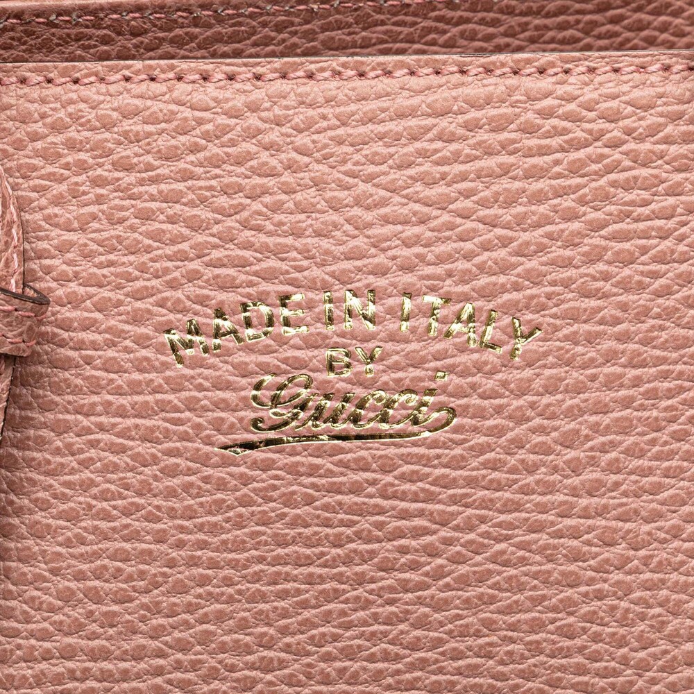 Pre-Loved Gucci Mini Leather Swing Satchel - Picture 7 of 12